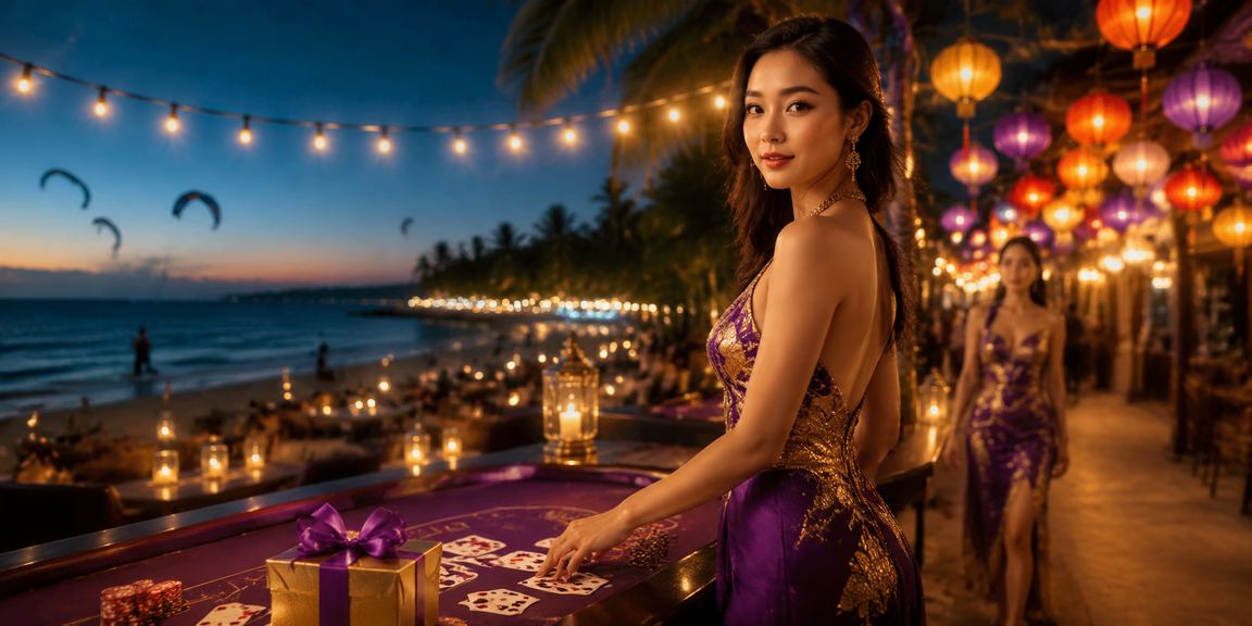 Không khí chợ đêm Mũi Né và trải nghiệm chơi baccarat trực tuyến về đêm